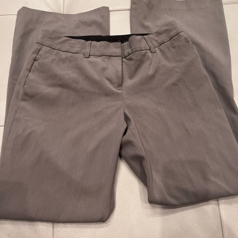 Express work pants light brush brown with stripes